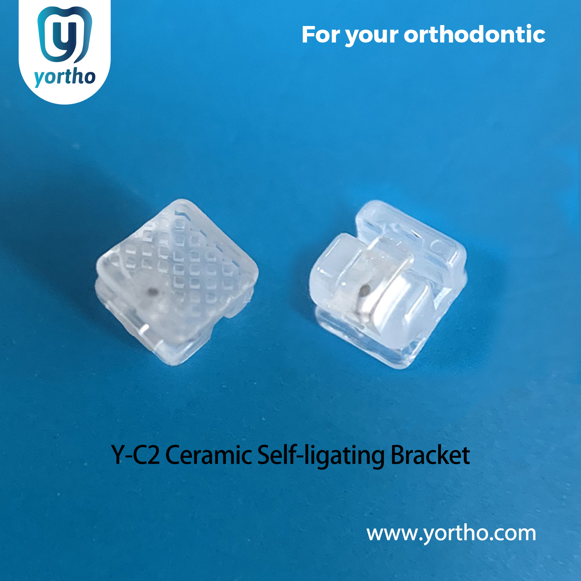 Ceramic Self-ligating bracket