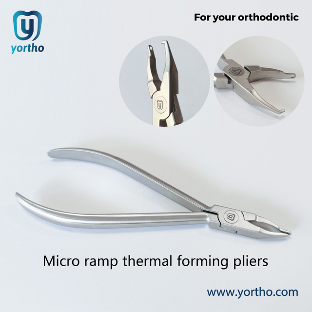 Orthodontic Micro Ramp Thermal Forming Pliers