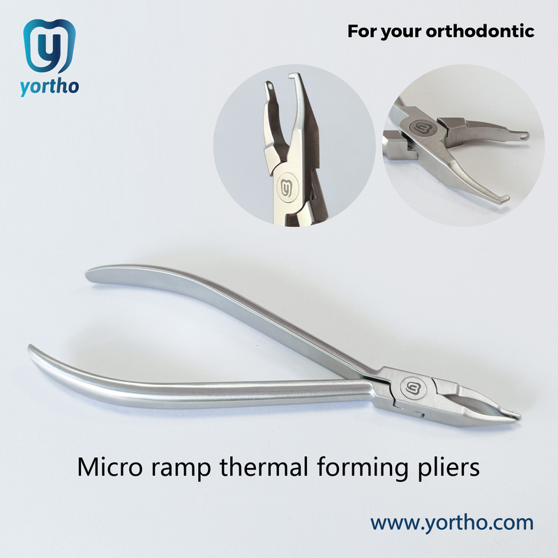 Orthodontic Micro Ramp Thermal Forming Pliers
