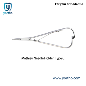 Orthodontic Mathieu Needle Holder without Hard Tip Type C