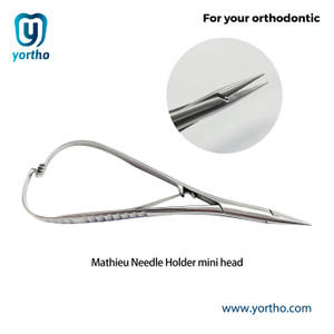Othodontic Needle Holder without Hard Tip(mini Head)