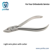 Light wire pliers with cutter