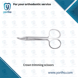 Crown trimming scissors