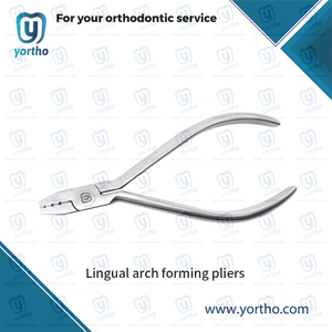 Lingual arch forming pliers