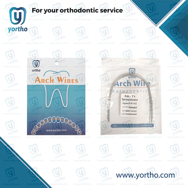TMA rectangle arch wires